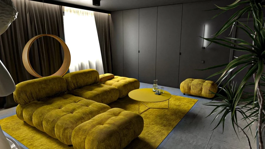 09 black living room