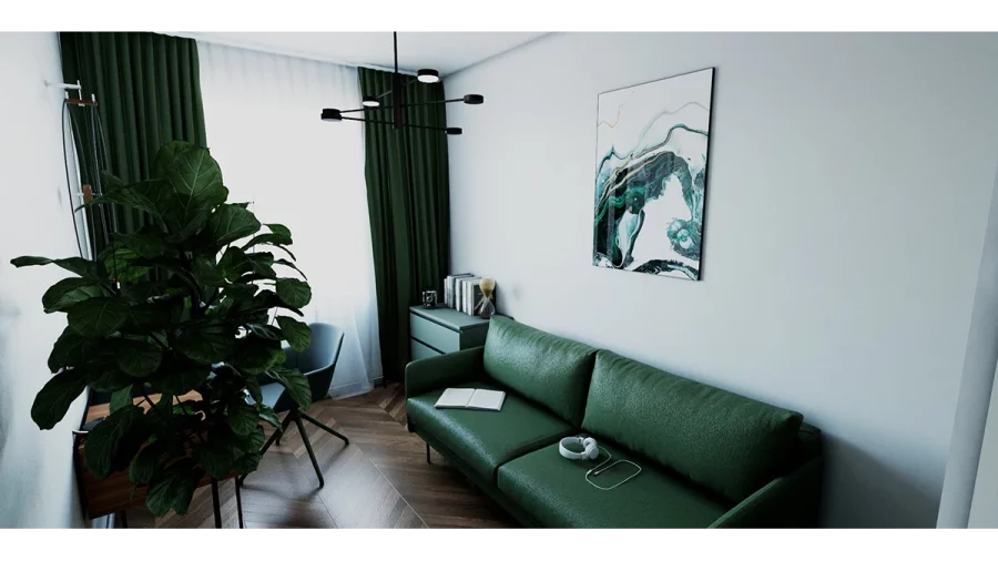 1 green home office