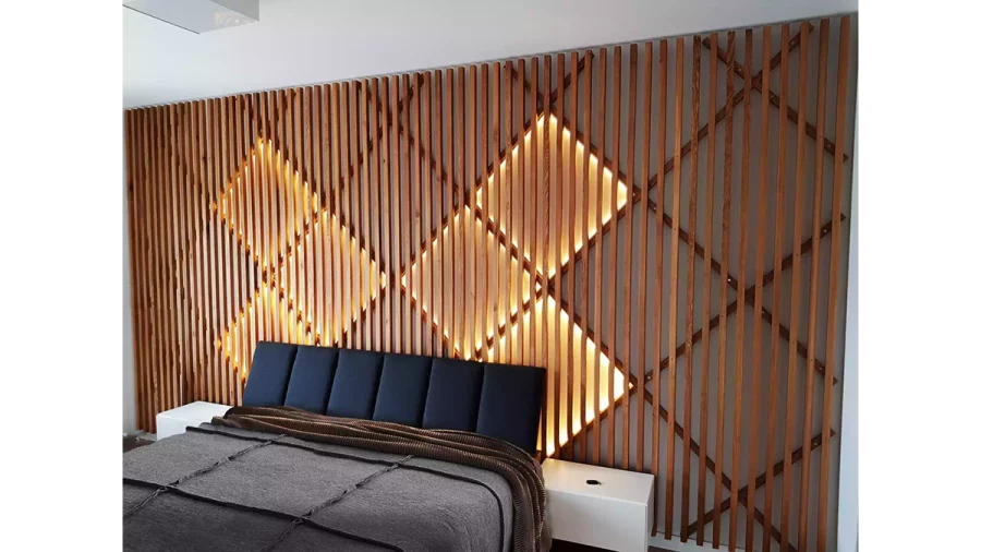 2 wooden bedroom