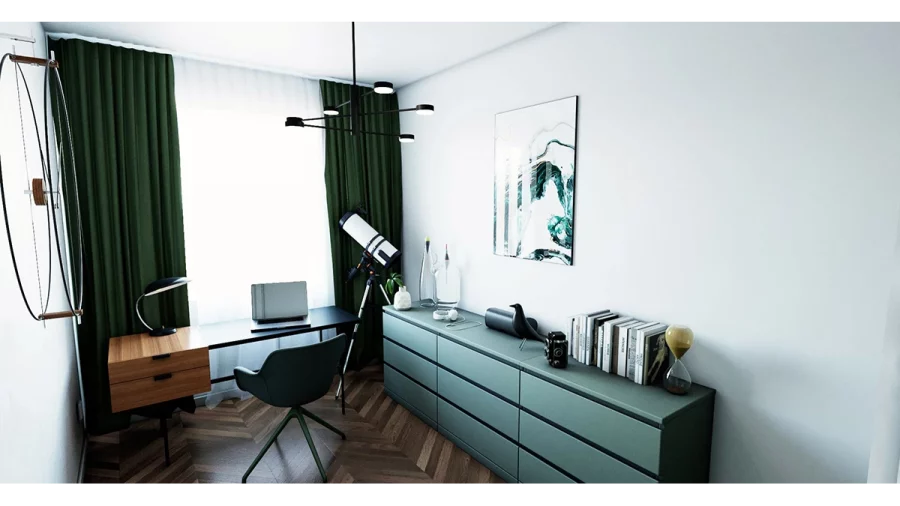 4 green home office